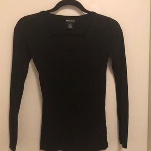 Black v-neck long sleeve shirt!